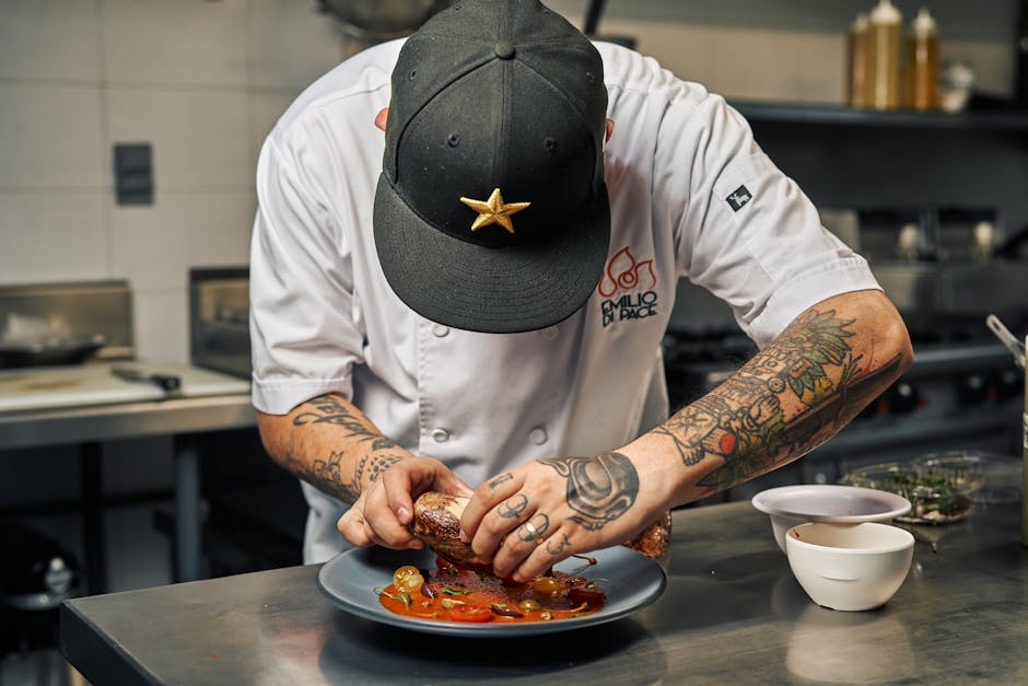 Professional restaurant team showing collaboration and expertise