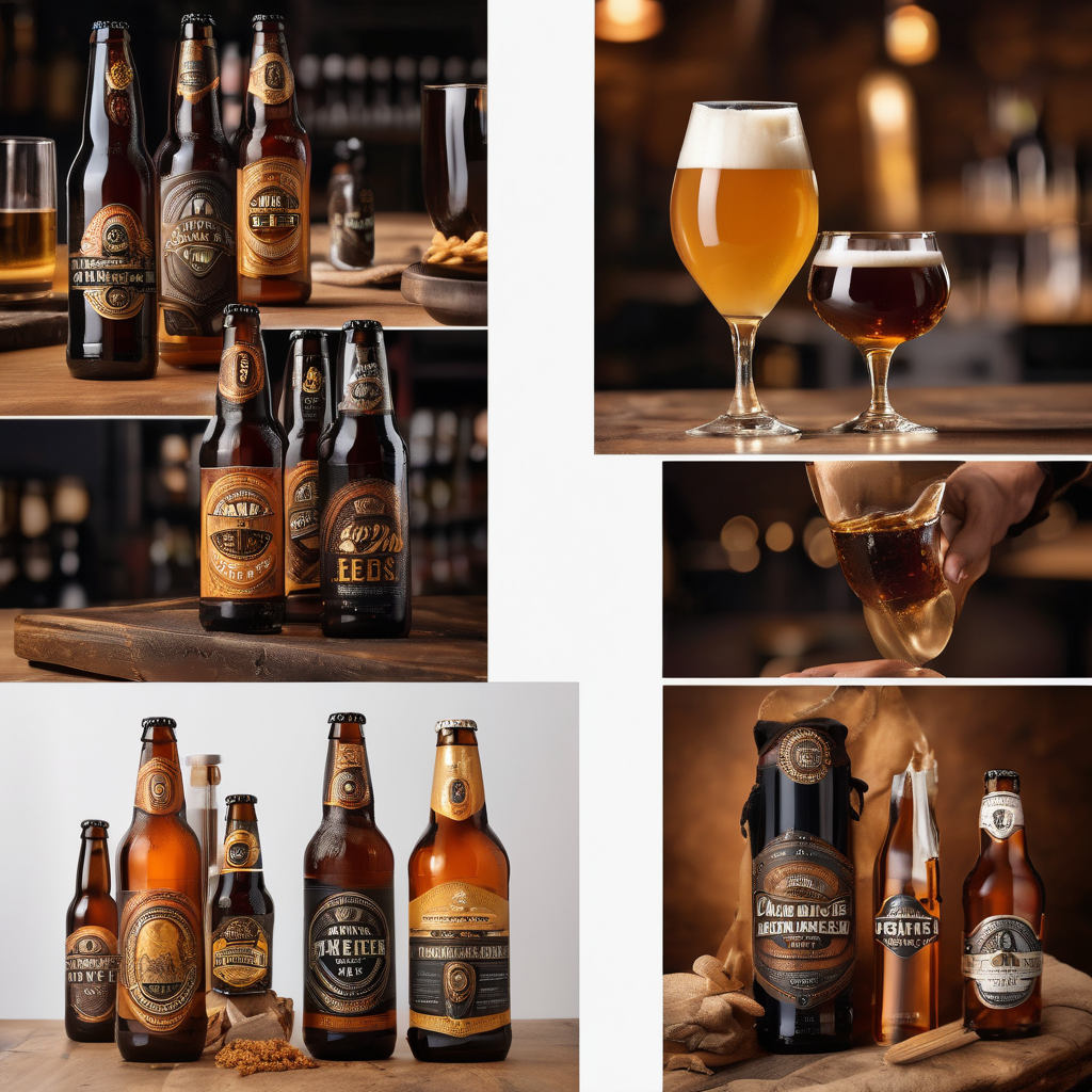 Curated craft beer selection and presentation