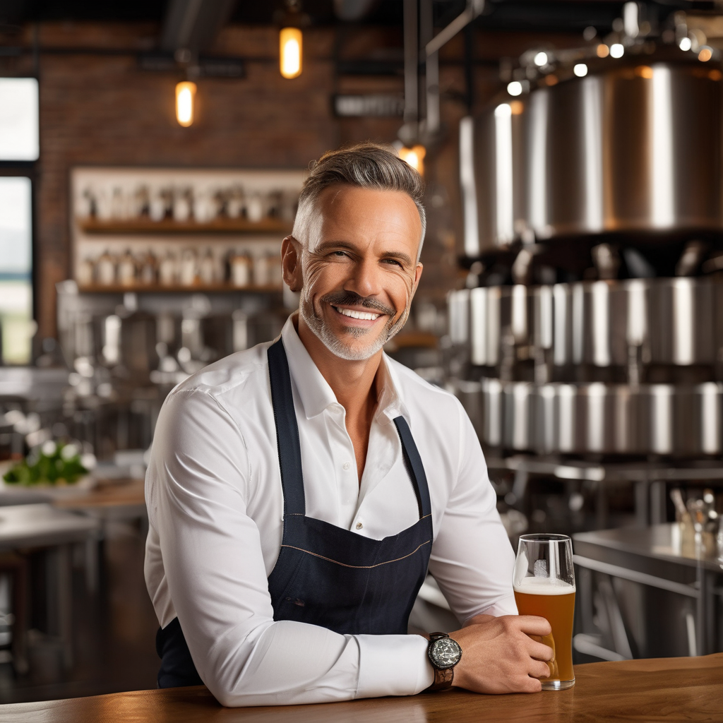 Professional business owner portrait with confident posture
