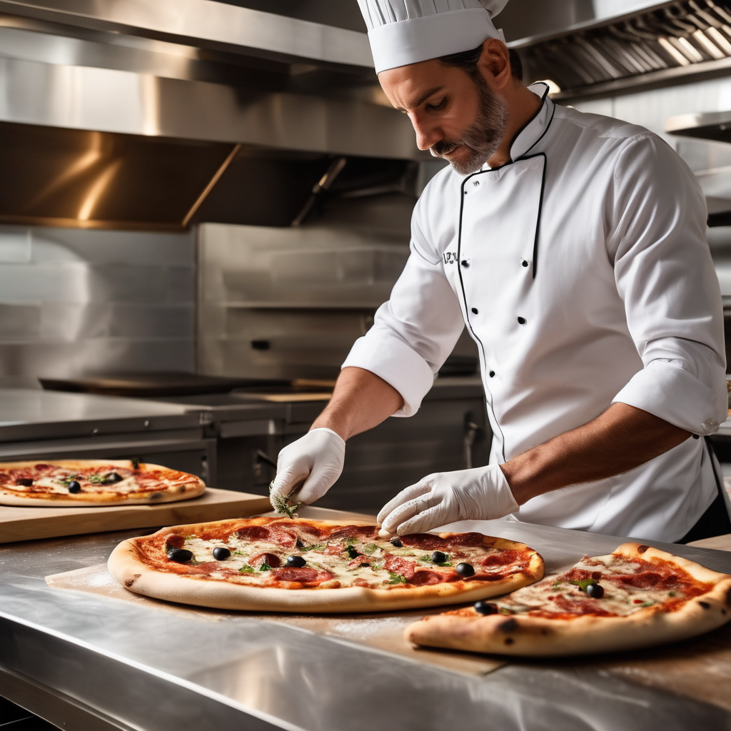 Professional pizza preparation and expertise